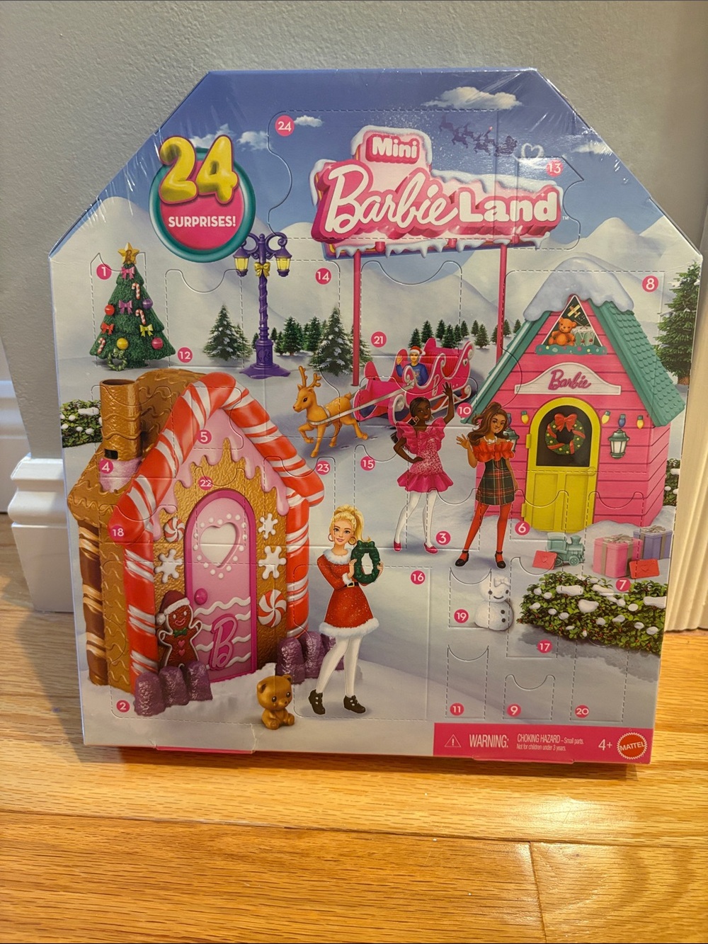 Mattel Mini BarbieLand 2025 Holiday Advent Calendar - Pink